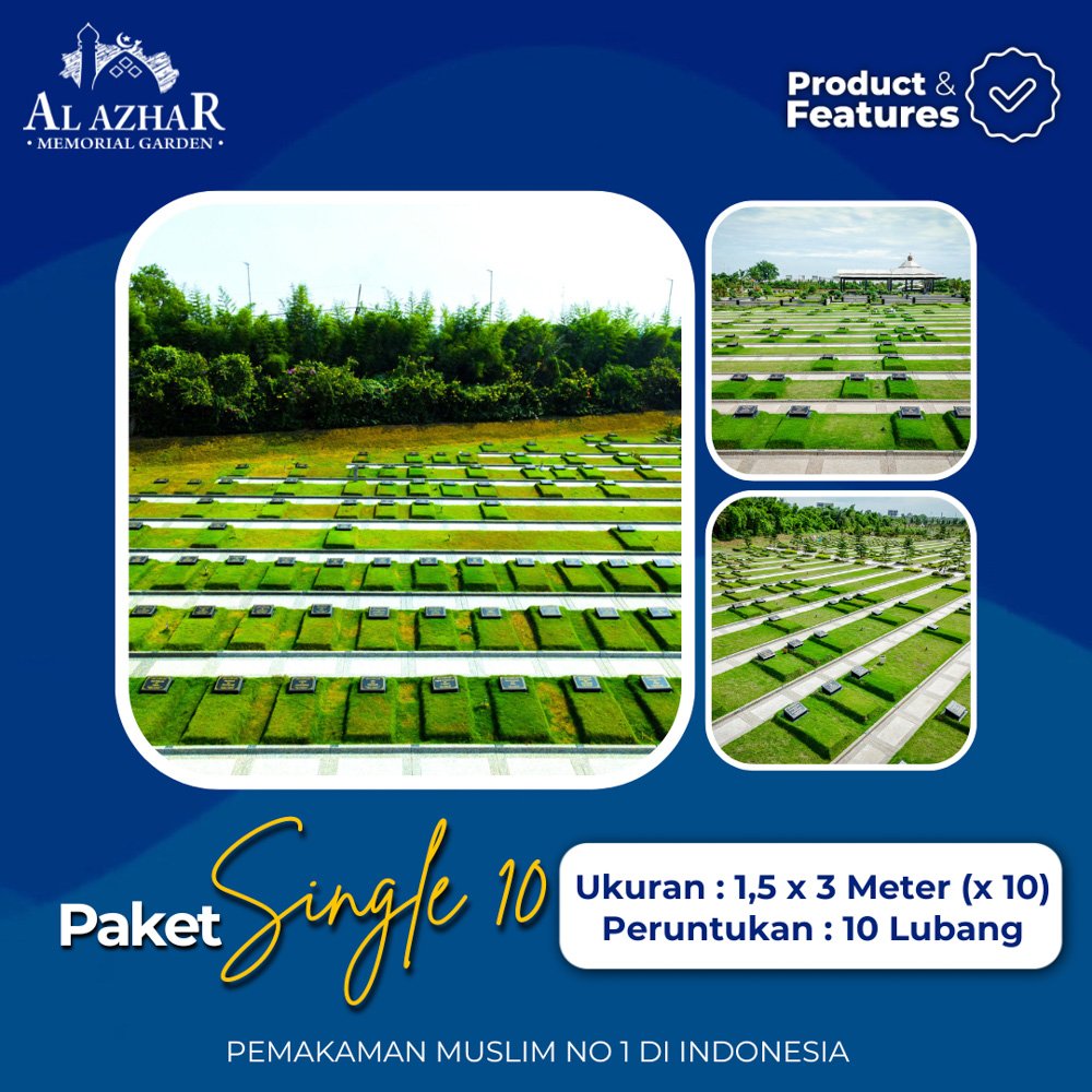 Paket Single 10 Al Azhar Memorial Garden